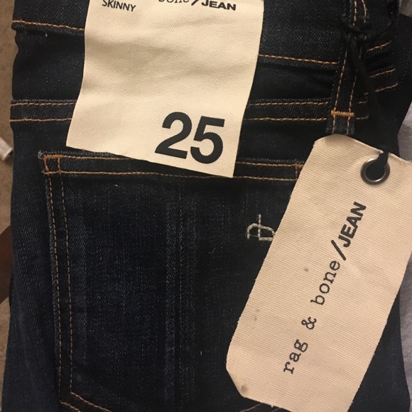 SOLD- Rag & bone SKINNY - HERITAGE jeans: size 25 - Picture 2 of 4