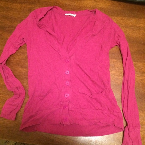 Pink cardigan