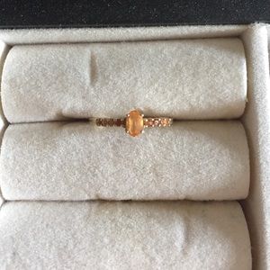 10k gold ring with Citrine