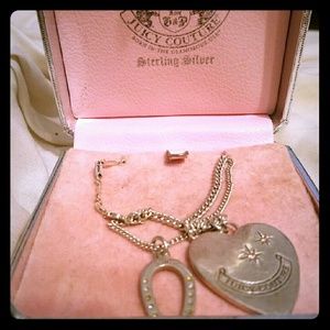 Juicy couture sterling silver necklace