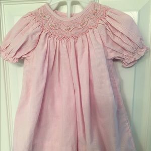 Baby Dress with Matching Bloomers