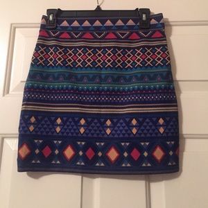 Forever 21 tribal skirt