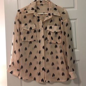 Heart blouse