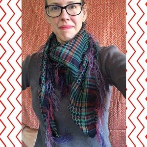 Jewel Toned Keffiyeh Scarf
