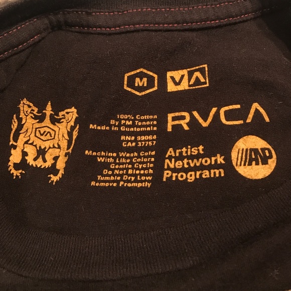 Mens RVCA t-shirt - Picture 3 of 3