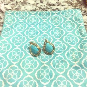 Kendra Scott Turquoise Stud Earrings