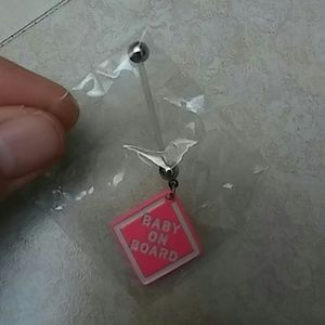 NEW 14G Flexible Pregnancy Belly Ring