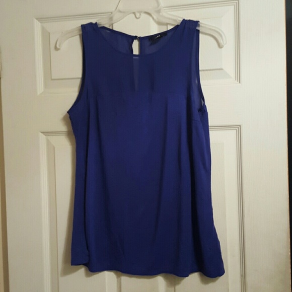 Royal blue blouse