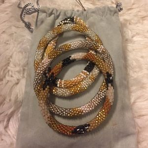 Beaded Lily and Laura Bracelet Set