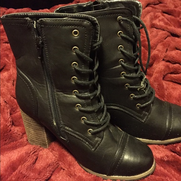 Forever 21 heeled boots!