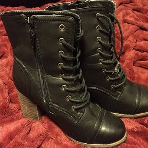 Forever 21 heeled boots!