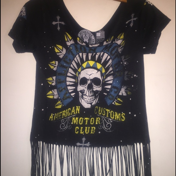 Affliction Fringe Top