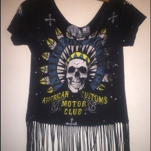 Affliction Fringe Top