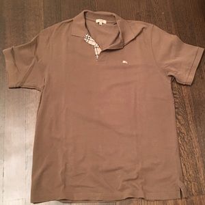 Men's Burberry short sleeve polo shirt