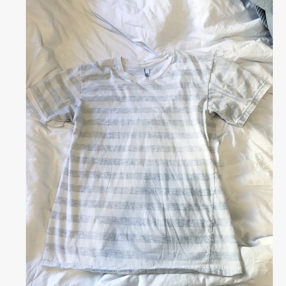 Men's American Apparel striped tshirt