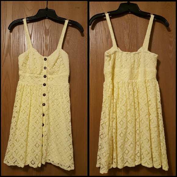Women's yellow dress