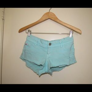 Turquoise shorts