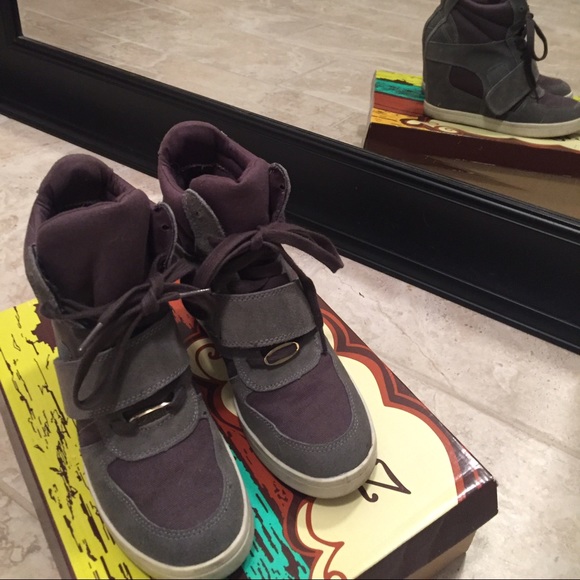 SOLD Wedge Sneakers