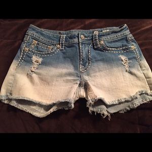 Miss Me Shorts. 3 1/2" Inseam