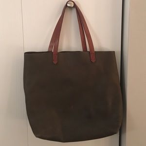 Madewell leather tote