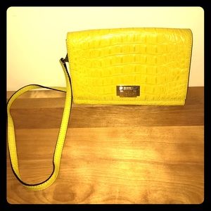 Kate Spade Neon Yellow Cross Body Bag