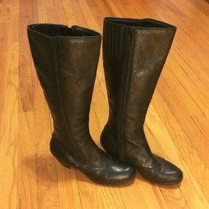 Black Leather BOC Boots