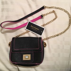 JUICY COUTURE MINI LEATHER CROSSBODY