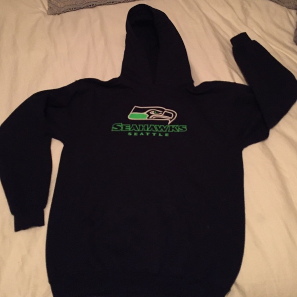 Seattle Seahawks navy blue hoodie