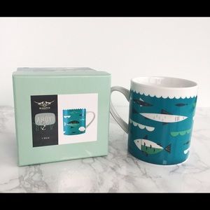 NWT Magpie Ahoy! (Fish) Coffee Mug w/Gift Box
