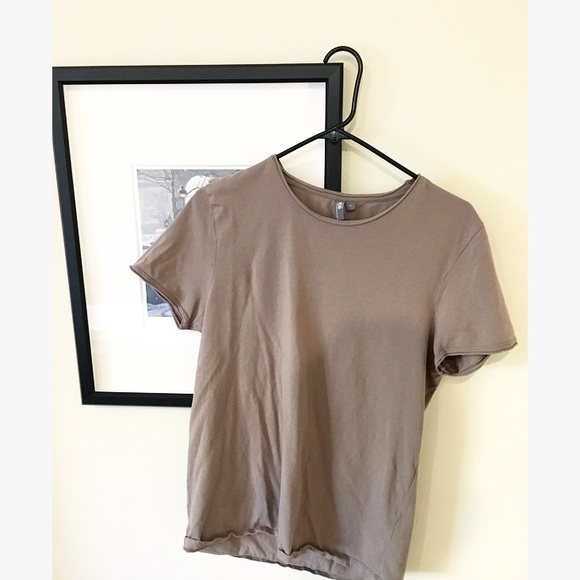 Men's tan ASOS tshirt