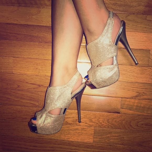 Glitter heels