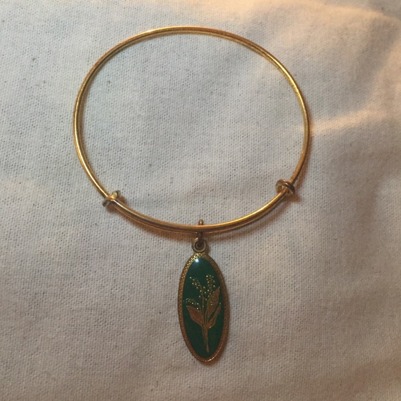 Alex and Ani Lily of the Valley Bracelet