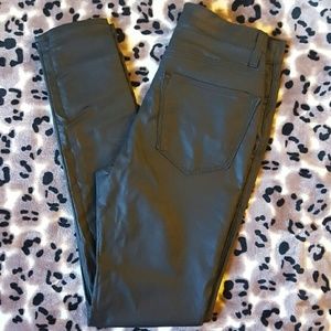Vegan Leather High Waisted Skinny NWOT