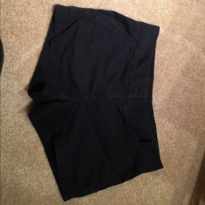 Navy J. Crew dress shorts