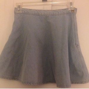 American Apparel Jean skater skirt.