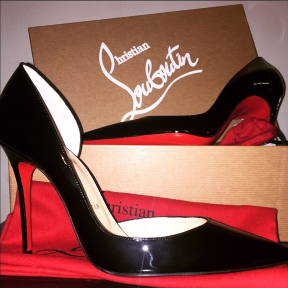 Authentic Christian louboutin Iriza d'Orsay pumps