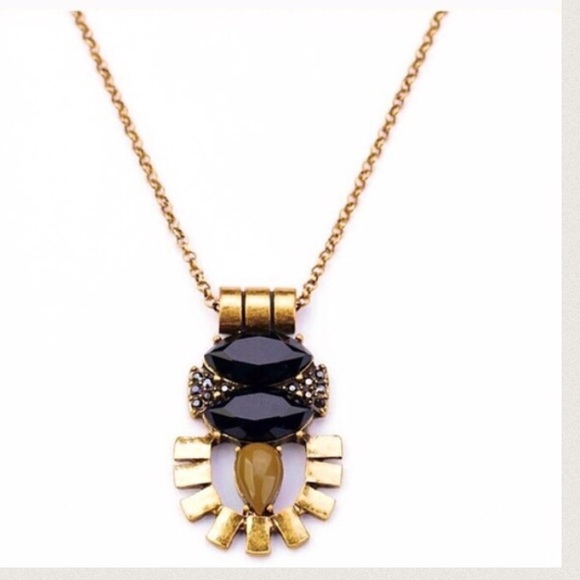 Black Pendant Necklace