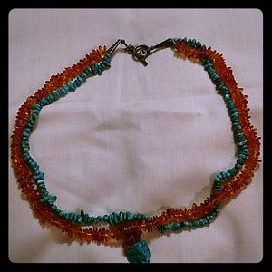 Double stranded necklace