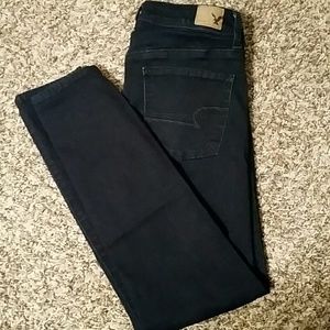 AE mid rise super skinny jean