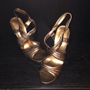 Size 7 Bronze High Heels