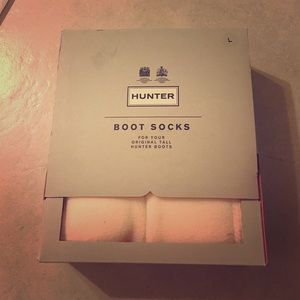 Brand new cream color Hunter Boot Socks