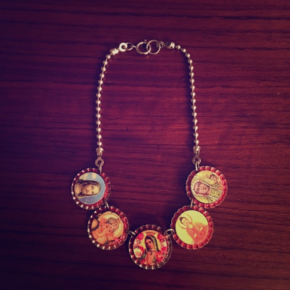 Religious Icon Bottle-top Necklace