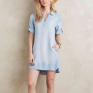 Denim shift dress, XS