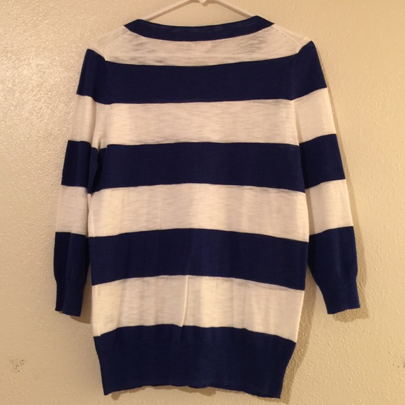 J. Crew Scoop Neck Stripped Sweater - Picture 4 of 4