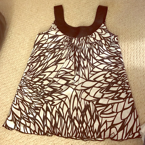 AB Studio black/white floral top - Picture 1 of 1