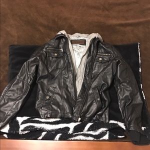 Leather jacket with good
