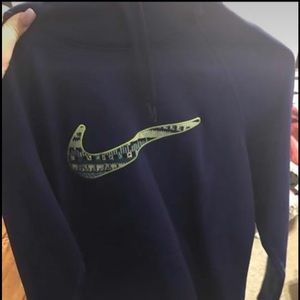 Blue Nike hoodie