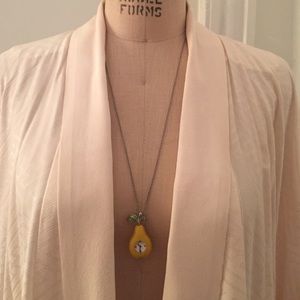 Marc by Marc Jacobs pear watch necklace