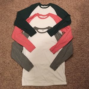 Old Navy baseball tee bundle