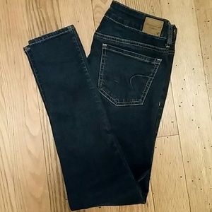 AE dark blue jegging